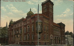 Masonic Temple Bay City, MI Postcard Postcard Postcard