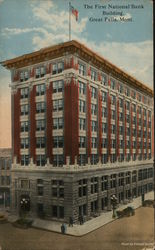 The First National Bank Building Great Falls, MT Postcard Postcard Postcard
