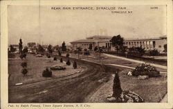 Near Main Entrance, Syracuse Fair Postcard