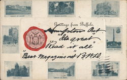Greetings from Buffalo New York Postcard Postcard Postcard