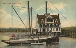 Yacht Club Buffalo, NY Postcard Postcard Postcard