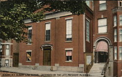 Albany Law School, attended by the Late President McKinley New York Postcard Postcard Postcard
