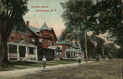 Division Street Amsterdam, NY Postcard Postcard Postcard