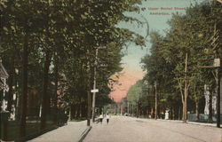 Upper Market Street Amsterdam, NY Postcard Postcard Postcard