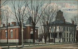 21000 - County Clerk's Office and Court House, Batavia, N.Y. Postcard