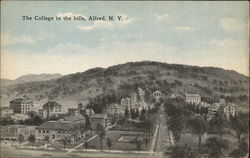 The College in the hills, Alfred, N.Y. Postcard