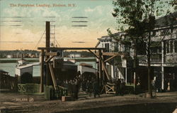 The Ferryboat Landing Hudson, NY Postcard Postcard Postcard