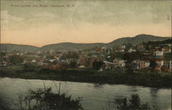 From Across the River Hancock, NY Postcard Postcard Postcard