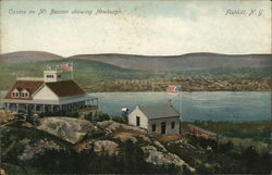 Casino on Mt. Beacon Showing Newburgh Postcard