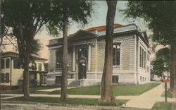 Johnsown Public Library Johnstown, NY Postcard Postcard Postcard