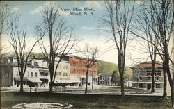 View, Main Street Alfred, NY Postcard Postcard Postcard