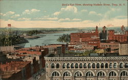 Bird's Eye View Showing Hudson River Bird's Eye View Showing Hudson River