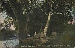 Lover's Retreat on the Hudson River Postcard