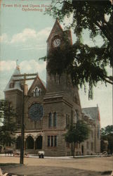 Town Hall and Opera House Postcard