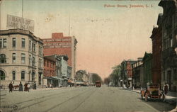 Fulton Street, Long Island Postcard