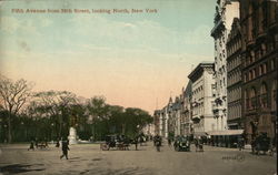Fifth Avenue from 59th Street, looking North New York, NY Postcard Postcard Postcard