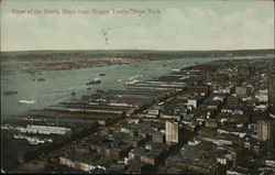 View of the North River from Singer Tower Postcard