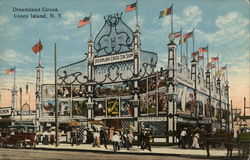 Dreamland Circus Coney Island, NY Postcard Postcard 