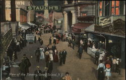 View of the Bowery Postcard