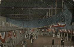 Ball Room, Luna Park Postcard