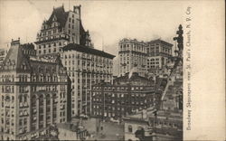 Broadway Skyscrapers near St. Paul's Chruch Postcard