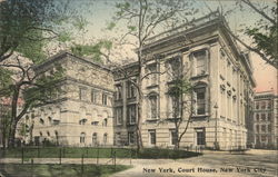 New York, Court House, New York City Postcard
