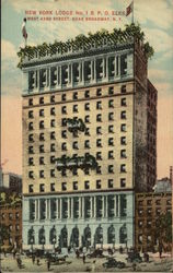 New York Lodge No. 1 B.P.O Elks New York City, NY Postcard Postcard Postcard