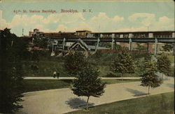 65th St. Station Bayridge Brooklyn, NY Postcard Postcard Postcard