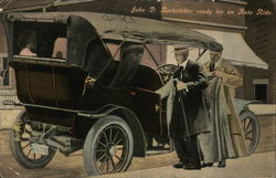 John D. Rockefeller Ready for an Auto Ride John D. Rockefeller Ready for an Auto Ride