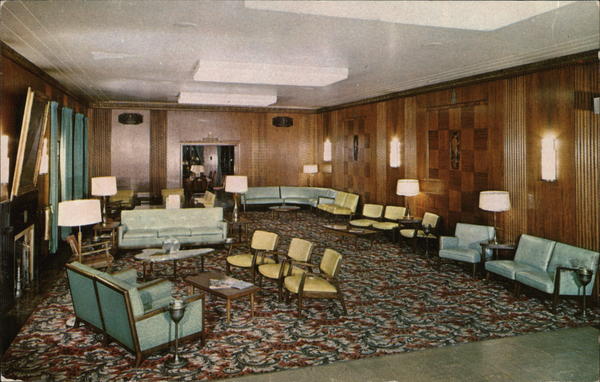 Main Lobby Modern Residence for Young Men, The Lawson Y.M.C.A. Chicago Illinois
