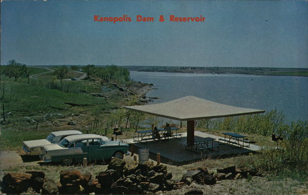 Kanopolis Dam & Reservoir Marquette Kansas