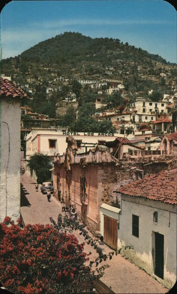View of the Famous Barron Humboldt House Taxco GR Mexico