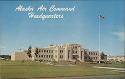 Alaska Air Command Headquarters Postcard