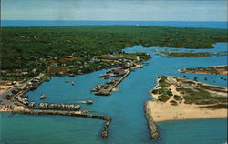 Menemsha Village and Basin Martha's Vineyard, MA Postcard Postcard Postcard