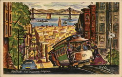 Nob Hill San Francisco, CA Postcard Postcard Postcard