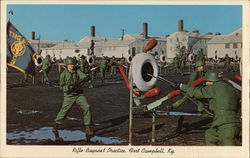 Rifle Bayonet Practice Postcard