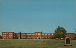 High School Building Parkersburg, WV Postcard Postcard Postcard