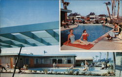 Gardena Trailer Lodge Postcard