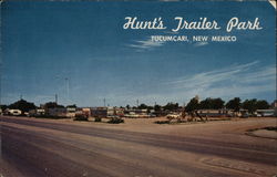 Hunt's Trailer Park Postcard