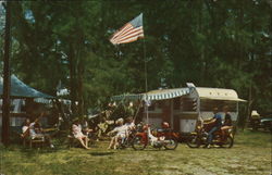 Camping at Jonathan Dickinson State Park Postcard