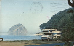 View of Morro Rock Morro Bay, CA Postcard Postcard Postcard