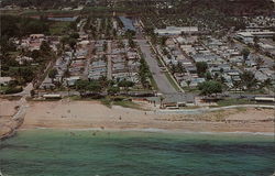Aerial View of Delray Beach Florida Postcard Postcard Postcard