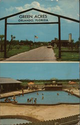 Green Acres Trailer Camp Orlando, FL Postcard Postcard Postcard