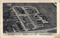 The Trailer Village Brownsville, TX Postcard Postcard Postcard