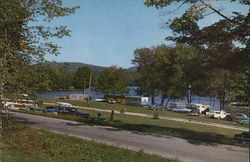 Bird's Beach and Trailer Park Postcard