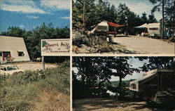 Shore Hills Campground, Route 27 Postcard