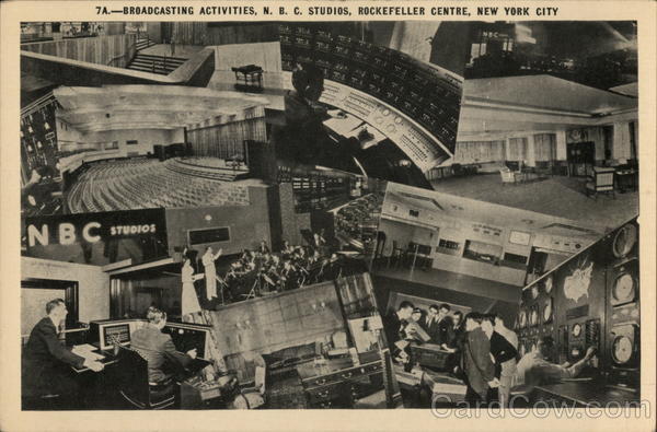 Broadcasting Activities, N.B.C. Studios, Rockefeller Centre New York