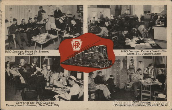 USO Lounges, Pennsylvania Railroad