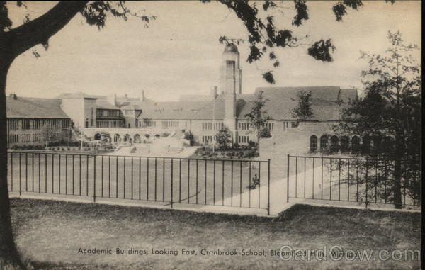 Academic Buildings, Looking East Bloomfield Hills Michigan