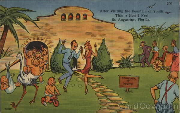 After Visiting the Fountain of Youth, This is How I Feel St. Augustine Florida